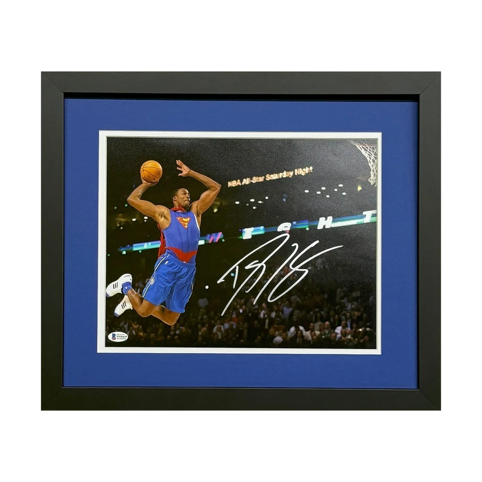 Dwight Howard Signed Superman Framed 11x14 Photo - Image 1 of 4