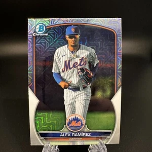 2023 Bowman Chrome Alex Ramirez Mojo Refractor #BCP-211 New York Mets - Picture 1 of 2