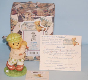 #476161 Arnold "You Putt Me in a Great Mood" 1998 Cherished Teddie Figur - Bild 1 von 12