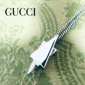 GUCCI Davidstern Anhänger Halskette Sterling Silber 925 gebraucht - Bild 1 von 6