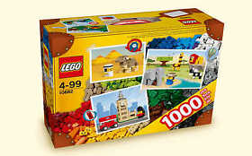 Lego New Sealed Set 10682 Box Creative Suitcase Color Bricks Gift Toy 1000 pcs