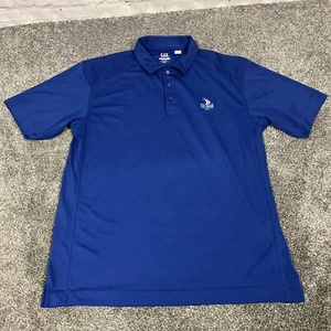 Cutter & Buck 2015 US Open Chambers Polo Mens XL Blue CB DryTec Golf - Picture 1 of 12