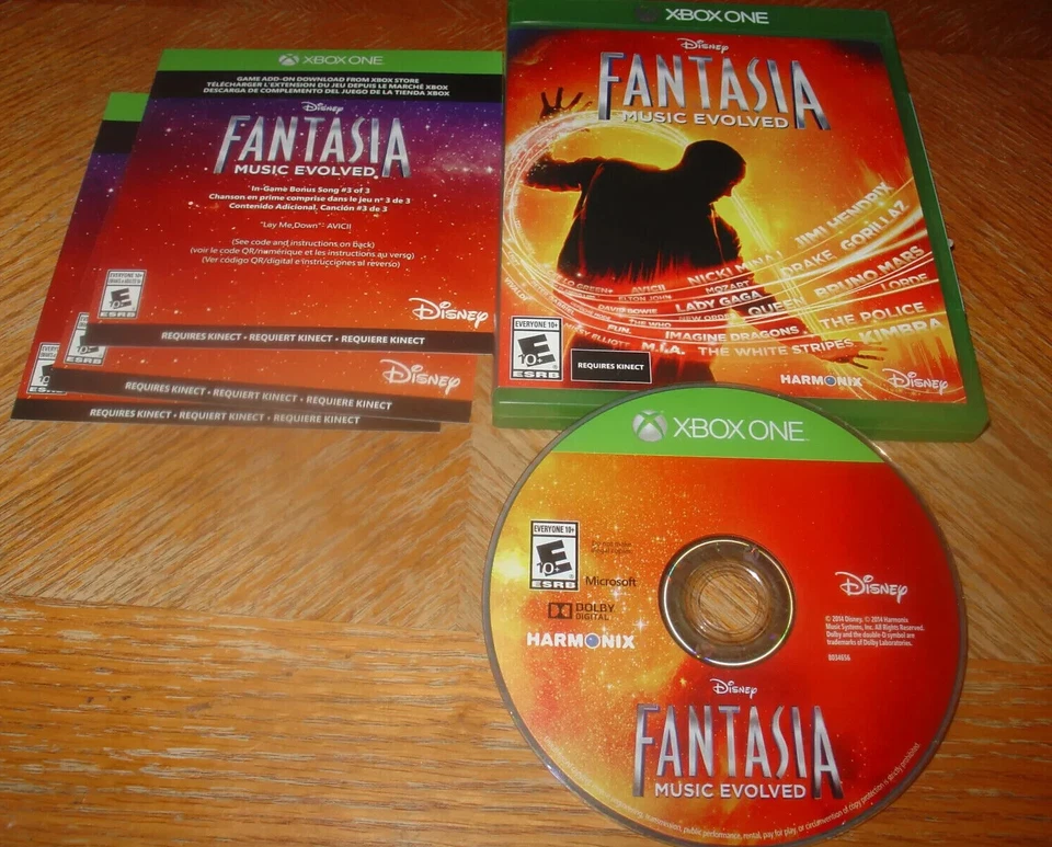 Fantasia: Music Evolved (Microsoft Xbox One, 2014) Game Tested Disney - Image 1 of 1