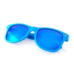 Neon Mirror Lens Sunglasses Reflective Color Mirror Reflective Lens Sunglasses