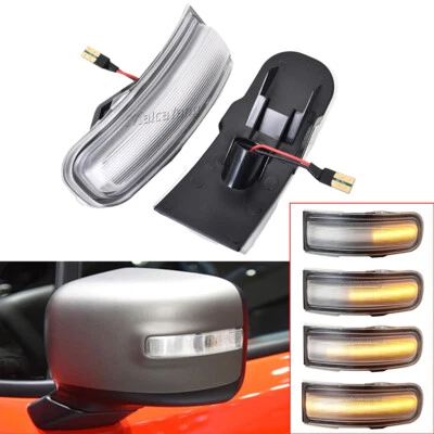 Sequential Rear Mirror LED Dynamic Turn Signal Light For Jeep Renegade 2015-2022 - Image 1 of 4