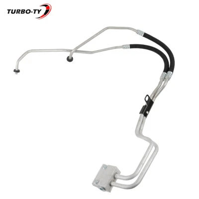 Inlet & Outlet Engine Oil Cooler Hose Assembly For Chevrolet Silverado 1500 GMC - Image 1 of 4