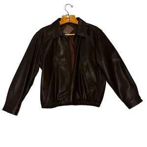 Vintage Coach Men’s Brown Leather Jacket - Picture 1 of 5