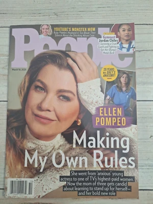 People Magazine March 10, 2025 Making my own rules Ellen Pompeo Free Shipping - Image 1 of 2