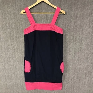 Go Dress Womens 11 Blue Sleeveless Knee Length A Line Pockets Casual Juniors - Picture 1 of 13