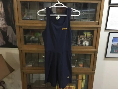 Uniforme de equipo singleta de colección de los 90’s Michigan Wolverines Remo JL DESIGN para mujer talla M Foto 1 de 4