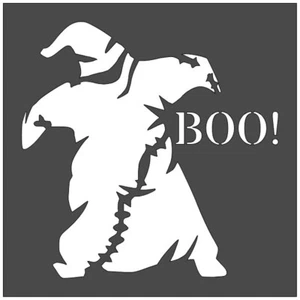 12"x12" Clear Plastic Stencil - Nightmare Before Christmas (SA1336) (.007")***** - Picture 1 of 2