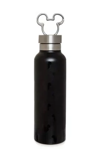 Disney Mickey Mouse Edelstahl Trinkflasche mit Clip Karabiner Japan Neu - Bild 1 von 3