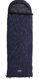 New! $250 Yeti Coolers Regular 41°F Down Sleeping Bag 650+ Fill Charcoal Navy - Picture 1 of 15