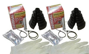 2 x Car Drive Shaft CV Boot Kit Split Inner Or Outer Use Kit A Grade Trilobal - Picture 1 of 6