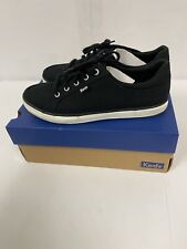 Keds Center II Canvas Sneakers, Color: BLACK, Size 7.5 WF65722