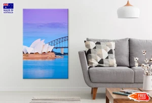 Sydney Opera House & Harbor Bridge Australia Canvas Print Unframed Home Decor - Picture 1 of 5