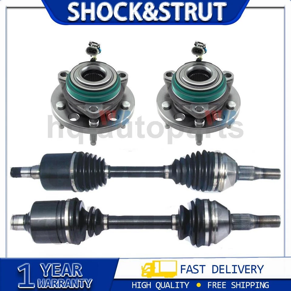 Eje CV + cojinete de cubo de rueda para Cadillac Fleetwood 4,9 L Foto 1 de 4