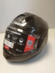 Motorradhelm LS2, Klapphelm Motorrad ADVANT X Carbon Gloss Carbon, L - Bild 1 von 3