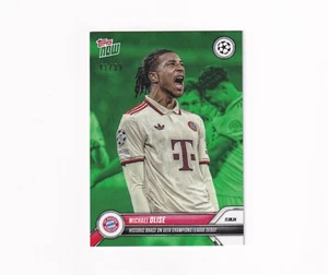 2024 Topps NOW UCC 008 Michael Olise /99 Green Parallel FC Bayern München Grün - Bild 1 von 1
