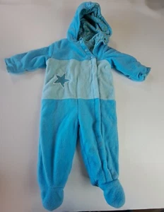 Wonder Kids Fleece Pyjama Schlafanzug Footie Sleeper Kleinkind Junge 12M Einteiler blau - Bild 1 von 10