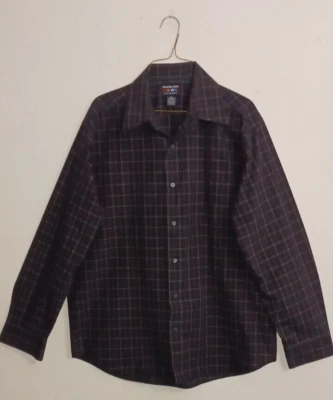 Camisa de Vestir Alexander Julian Colores Grande Negra Roja Amarilla a Cuadros Foto 1 de 4