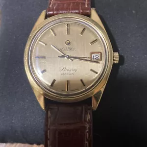 Vintage 1960/s roamer stingray rota 44 date wrist watch. Working - Picture 1 of 5