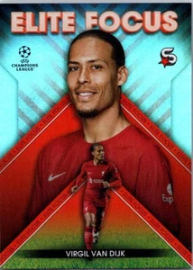 2022-23 Topps UEFA Club Superstars - Elite Focus Virgil Van Dijk #EF-VVD - Picture 1 of 2
