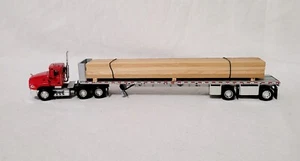 DCP (?) Road Brute Wilson Trailer with wood load & Mack cab (no box) silver/red - Picture 1 of 24