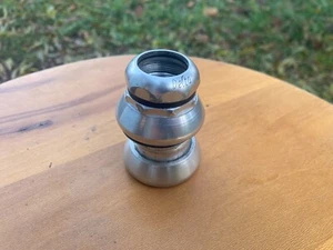 Stronglight Delta Headset 1" Threaded 80s Silver English 1 x 24 - Picture 1 of 5