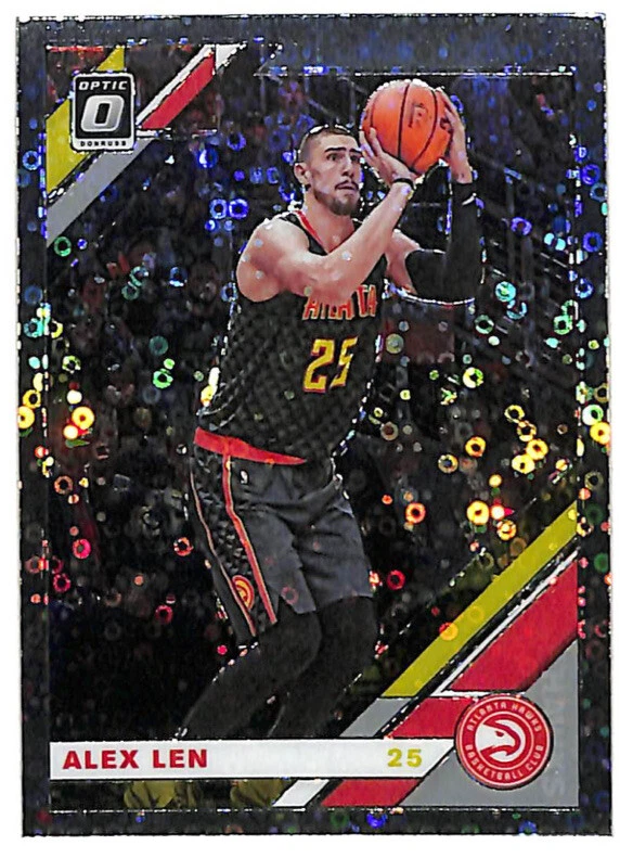 2019-20 Donruss Optic #32 Alex Len DISCO refractor card Hawks - Image 1 of 1