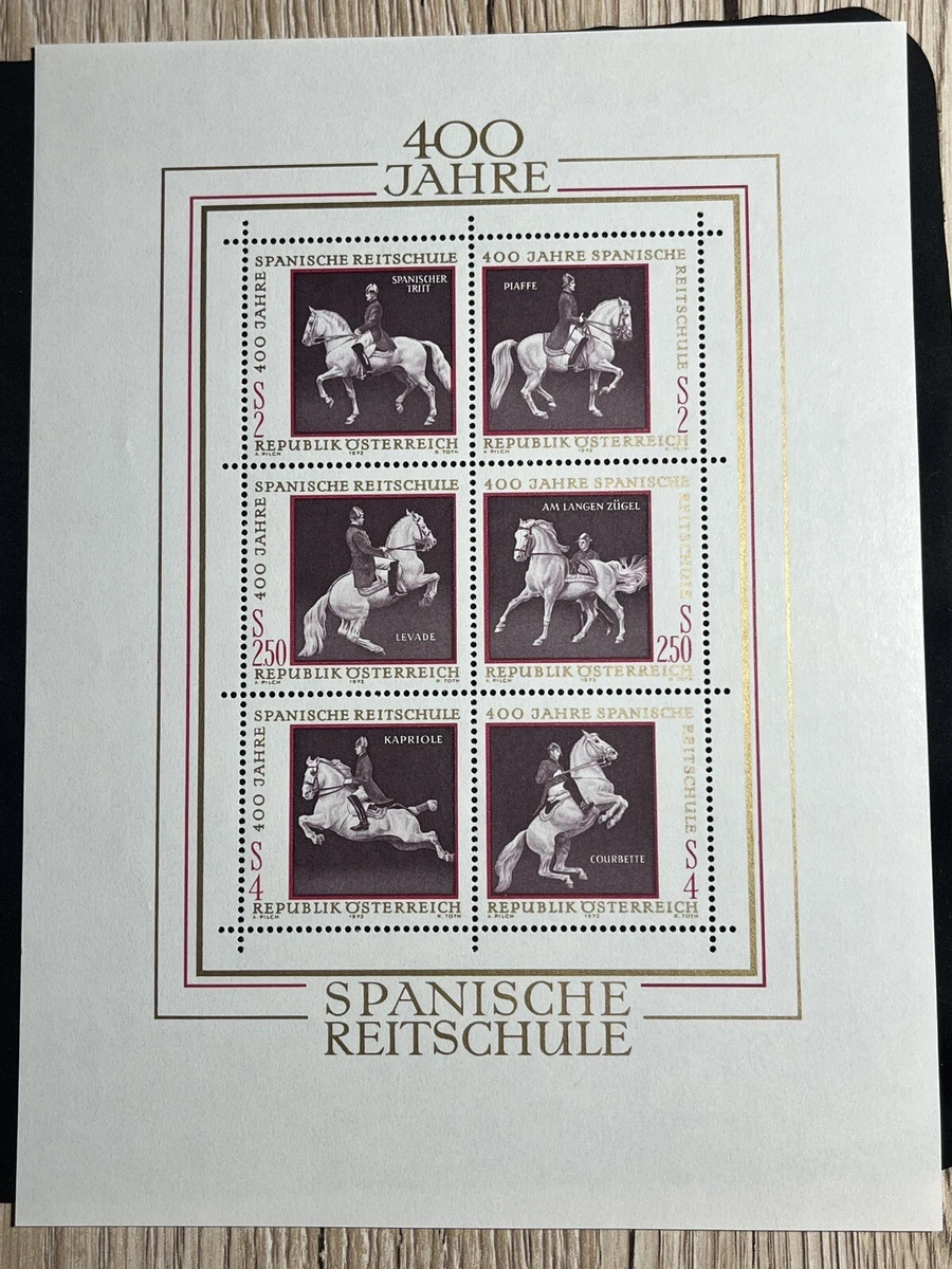 Briefmarke Österreich 2008 Bundesgestüt Piber – Komplettausgabe Postfrisch MNH, Katalognummer 2732