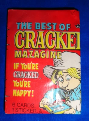 Fleer The Best of Cracked Mazagine 1978 de colección paquete de cera sellado de fábrica Foto 1 de 4