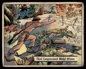 1942 War Gum #54 Third Congressional Medal Winner VG-VGEX crease - Picture 1 of 2