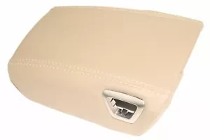 Real Leather Beige Center Console Lid Cover Fits 05-07 Volvo V70 S60 V70X XC70 - Picture 1 of 6
