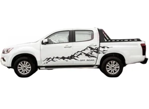 Mountain Graphics Car Sticker For Isuzu D-max Off Road Side Door Decals Vinyl - Foto 1 di 9