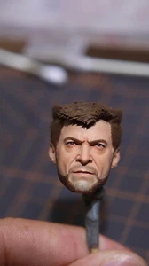 1/12 Male Logan Wolverine Head Sculpt Carved For 6"SHF ML Action Figure Body - Picture 1 of 9