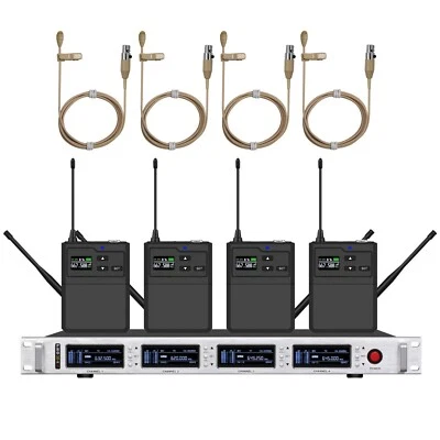 UHF Wireless Lavalier Microphone for Video Camera Video Production Stage Theatre - Image 1 of 3