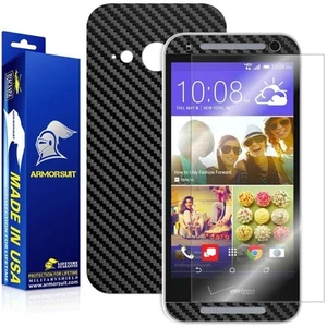 ArmorSuit MilitaryShield HTC One Remix Screen Protector + Black Carbon Fiber USA - Picture 1 of 6