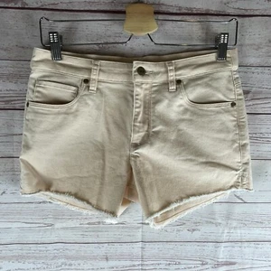 Toad & Co Shorts Woman’s Sz 6 Pale Pink Cut Off Organic Cotton Beach Boho - Picture 1 of 7