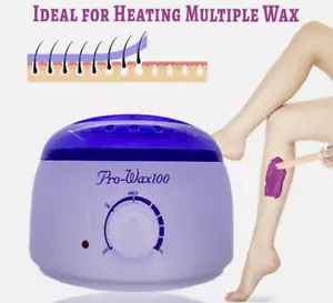 Wax Heater Epilator Hair Removal Waxing Machine Beauty Kit Wax Beans Melting UK - Picture 1 of 15