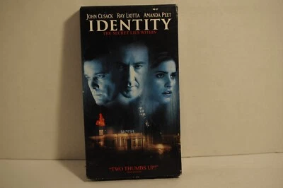 Identity, John Cusack, Ray Liotta, Amanda Peet, Thriller Movie, VHS tape - Imagem 1 de 4