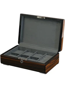 Rothenschild Uhrenbox RS-2433-EB für 6 Uhren - Bild 1 von 8