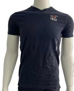 Hollister T Shirt Men Small S Navy Blue Muscle Tee Shirt 1922 NWT - Picture 1 of 4