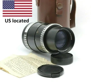 Open Box Carl Zeiss Jena ZEBRA Sonnar 135 mm f 3.5 M42 lens telephoto portrait - Picture 1 of 12