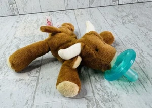 Wubbanub Infant Pacifier Longhorn Bull Plush - Brand New Sealed - Picture 1 of 6
