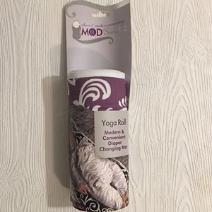 Mod Swad Woombie 15”x30” Purple Roll Up Diaper Changing Mat - Picture 1 of 5