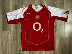 Camiseta de fútbol local Arsenal 2004/2005 Nike Fútbol Inglaterra Londres talla M - Imagen 1 de 5