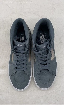 Vans Women's Off The Wall 721356 Gray Lace-Up High Top Sneaker Shoes Size 8.5 - Image 1 of 4