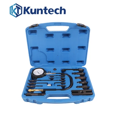 17-tlg. Druckprüfgerät für Dieselmotoren Kompressionsdruckprüfer - Bild 1 von 3