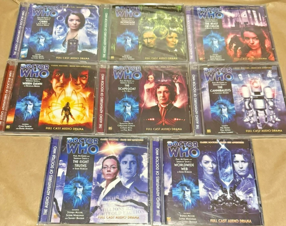 Big Finish Doctor Who - Eighth Doctor Adventures Season 3 - 8 x Audio CDs NEW - image 1 of 4